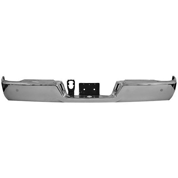 DODGE RAM 2009 - 2018 Dodge RAM 1500 2500 3500 Chrome Rear bumper w/o  sensor holes