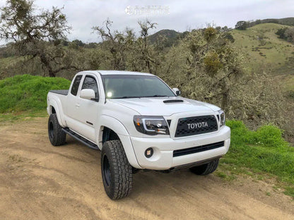 TOYOTA TACOMA 2005 - 2015 BLACK REAR STEP BUMPER FACE BAR  TO1102241