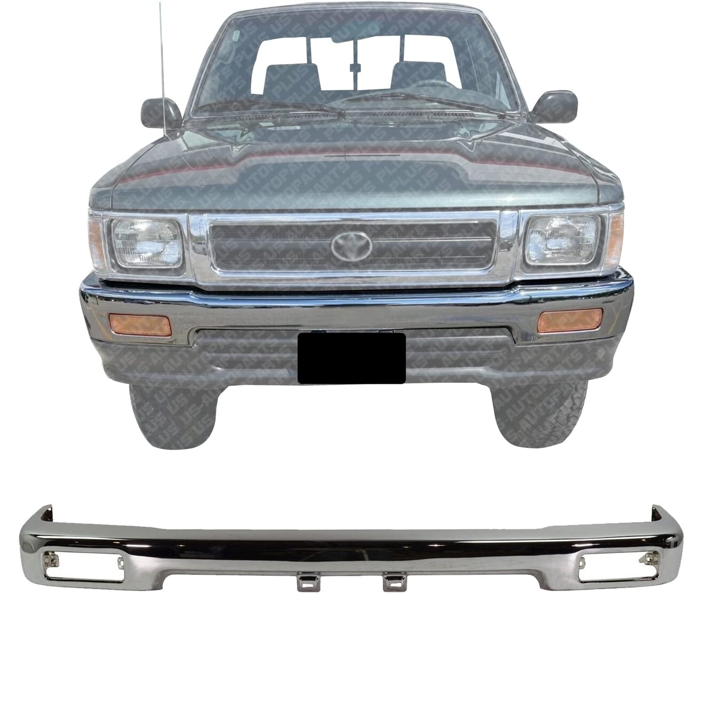 Toyota Pickup 1989 - 1994 Front Bumper Bumper Chrome (2WD) TO1002102