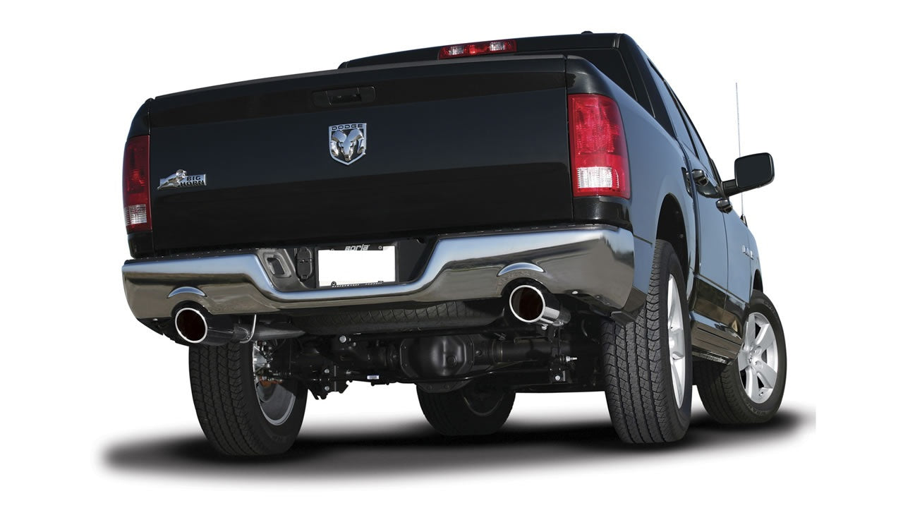 Dodge RAM 2009 - 2018 1500 Rear Chrome Bumper with Dual exhaust